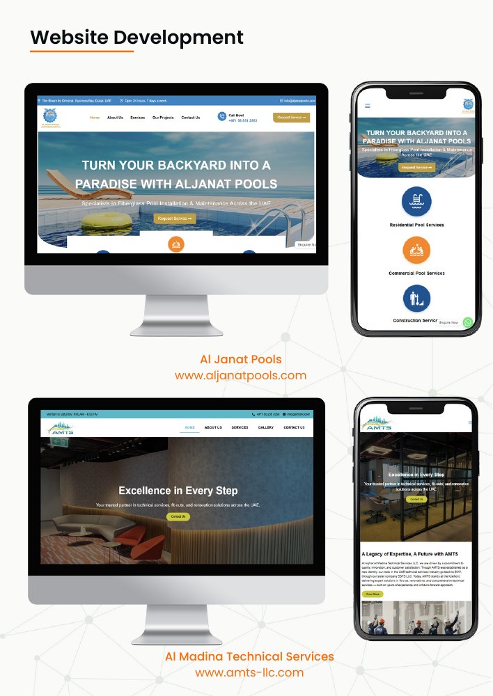 Bizzup website development portfolio